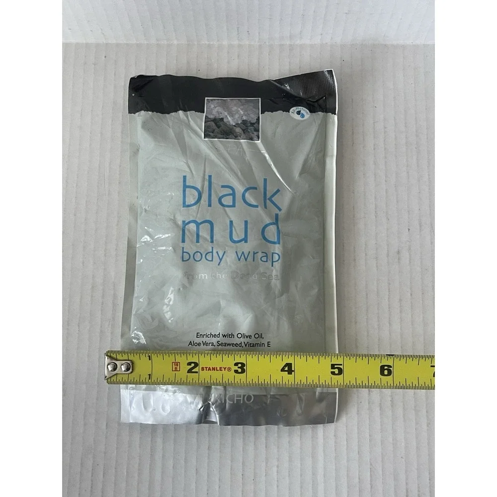 Jericho Black Mud Body Wrap 600g Dead Sea Spa Treatment Made in Israel Sealed